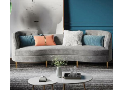 3-Sëtz Stoff Canapé Wunnlandschaft Relax Sëtz Design Canapé Lounge Canapéen Textil