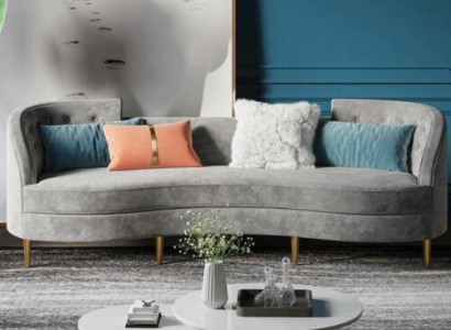 3-Sëtz Stoff Canapé Wunnlandschaft Relax Sëtz Design Canapé Lounge Canapéen Textil