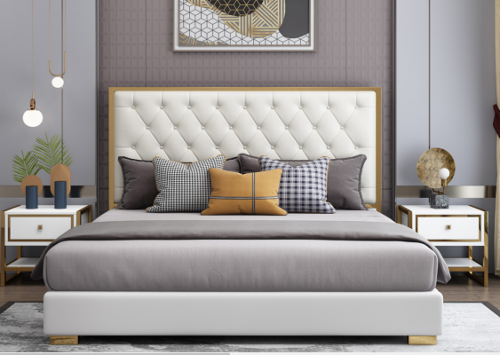 Designer-Bett, Schlofzëmmer, Better, Hotel, Lieder, Luxus, Polster, Sëtz, Bettgestell