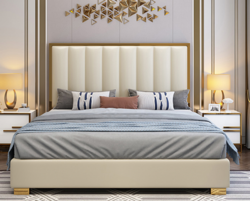 Bett Betten Holz Lieder Polster Bestietnis Design Lieder Hotel Boxspring Miwwelen