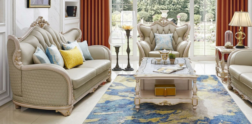 Design Polster Lieder Sofa Sofae Drësëtzer 3er Wunnzëmmer Couchen Massivholz
