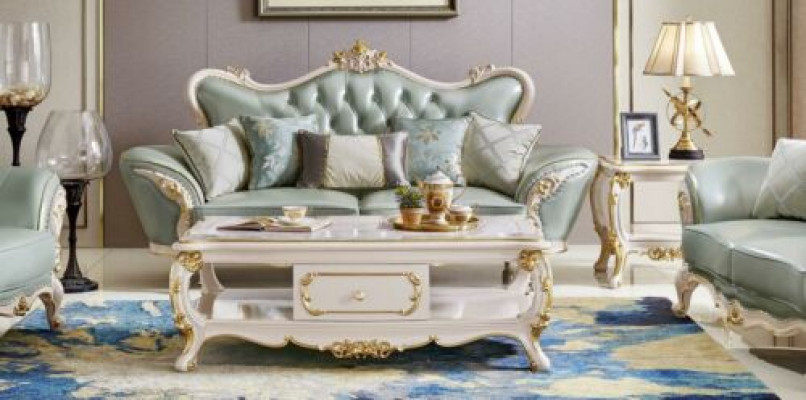 Design Sofa 3-Sëtz Chesterfield Couch Polstersofa Chesterfield Sëtz Massivholz