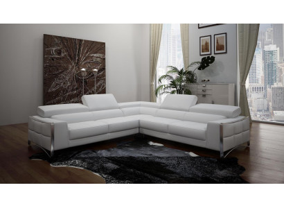 Ledercouch Couch Wunnlandschaft Ecksitz Eckgarnitur Design Modern Sofa 1504B