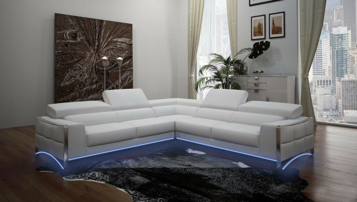 Ledercouch Couch Wunnlandschaft Ecksitz Eckgarnitur Design Modern Sofa 1504B