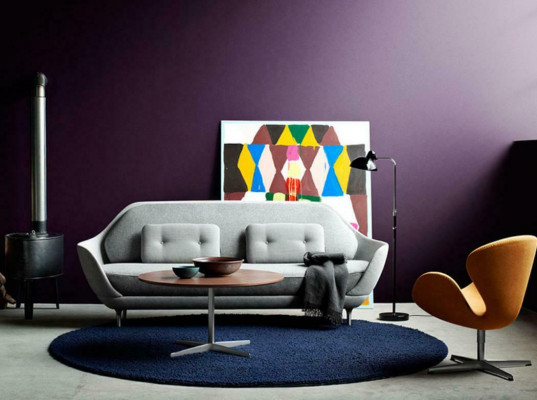 Sofa Wunnlandschaft Relax Sëtz Design Couch Lounge Stoff Gro Modern Sofasen Nei