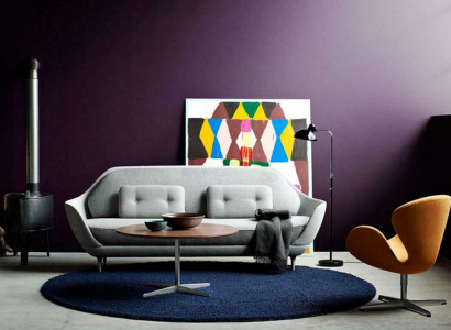 Sofa Wunnlandschaft Relax Sëtz Design Couch Lounge Stoff Gro Modern Sofasen Nei