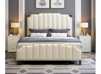 Bett Këssen Design Luxus Duebel Hotel Better Bestietnes 180x200cm Schlofzëmmer