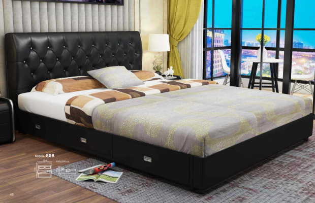 Chesterfield Designer Bett Schlofkummer Textillieder Polster Italienesch