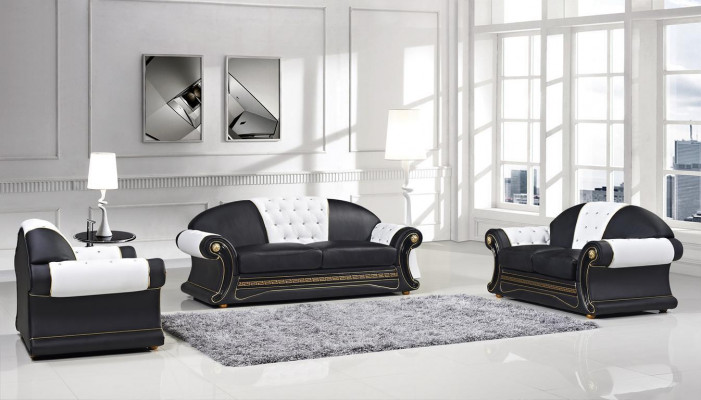 Couch Wunnlandschaft Garnitur Design Modern Canapé 6020 3+2 Plaz Canapéen