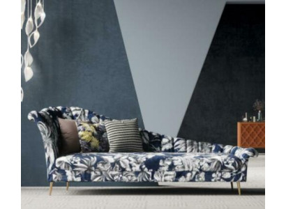 Textil Chaise Lounge Léif Polster Léifen Sofa Relax Chaise Lounge Club Miwwel Nei