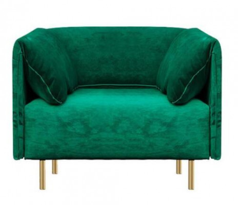 Sofa 2-Sëtz Velvet Zweisëtzer Relax Samt Holz Club Sëtz Design Couch Lounge