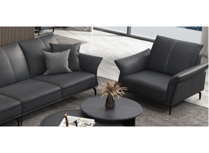 Fautëuil Relax Stoff Lounge Luxus Fernseh Club Fautëuil Polster Sëtz Design Canapé