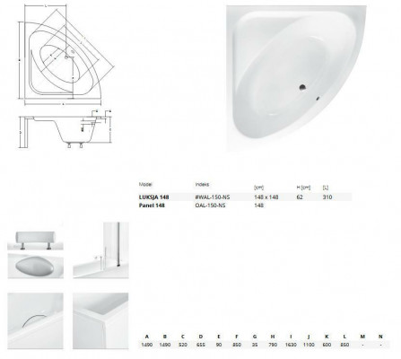 Design Eckbadewanne Acryl Nei Badewannen Moderne.