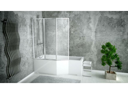 Rechteckeg Badewanne Bad Modern Buedzëmmer Wanne Acryl Duschwand