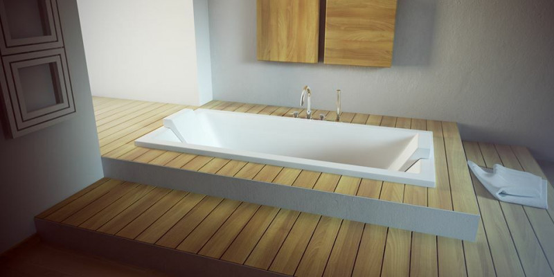 Luxus Buedbidden Rechteckeg Fräistinnend Bidden Buedzëmmer Bidden