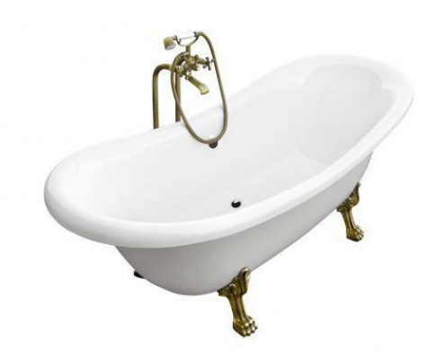 Exklusiv fräistéierend Badewanne, Acrylwanne, Wanne, Bad, 190x77