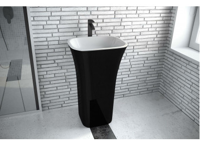 Modernen Design Wäschbecken Acryl Stand Bad Fräistéierende Wäschbänk