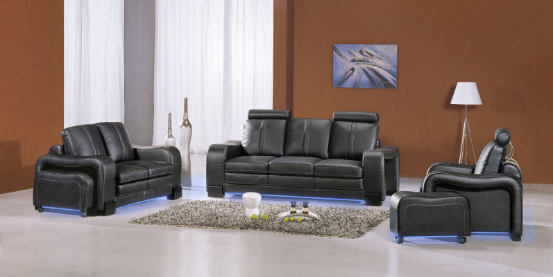 Sofagarnitur Polstersofa Couch Sëtz Set 3+2 Sëtzer Couchen Sofas Lieder Nei