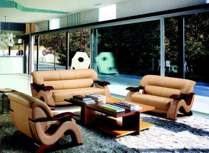 Sofagarnitur Lieder Sofa Set 3+2 (ouni Fauteuil) Canapé Sëtz Polster Garnitur 2033