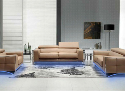 Sofagarnitur Lieder Sofa Set 3+2 (ouni Fotell) Canapé Sëtz Këssen Garnitur 1504