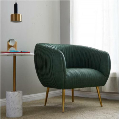 Luxus Wunnzëmmer Nei Relax Sessell Metall Design Polster Lounge Club