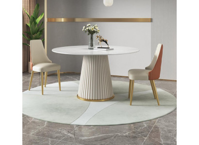 Luxus Dëscher Ronnen Dësch Ronne Design Miwwelen Edelstol Iesszëmmer Iessdëscher Nei