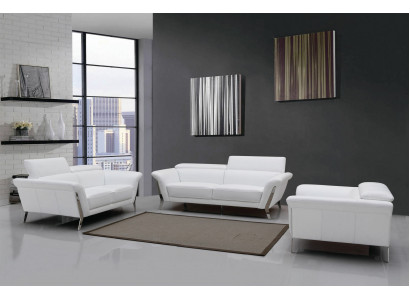 3-Sëtzer (ouni 2+1) Canapé Couch Polster XXL Grouss Sofas Lieder Sëtz Design