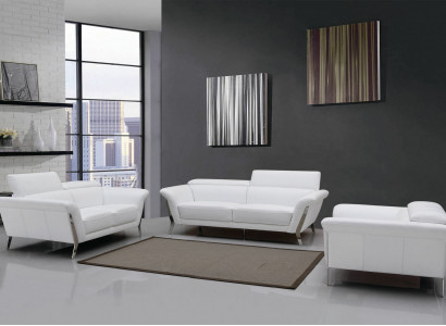 3-Sëtzer (ouni 2+1) Canapé Couch Polster XXL Grouss Sofas Lieder Sëtz Design