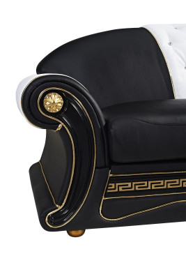 Klassesch Designer 3-Sëtzer Chesterfield Lieder Couch Polstersëtz ouni 2+1 Nei