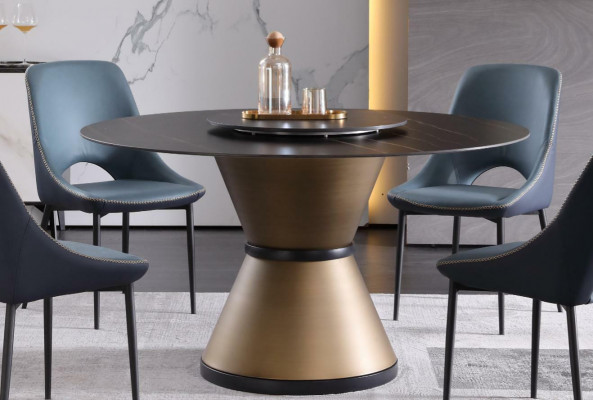 Modern Iesszëmmer Wunnzëmmer Kichen Ronn Dëscher Iessdësch Design Dësch Ronn