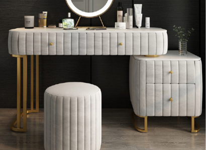 Schminktisch Spigel Hocker Komplett Kommode Schlofkummer Luxusmiwwelen
