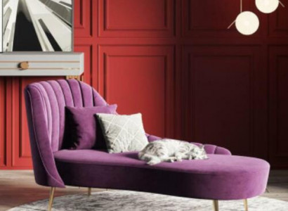 Chaise Lounge Léif De Luxe Miwwel Polster Léien Canapé Relax Chaiselounge