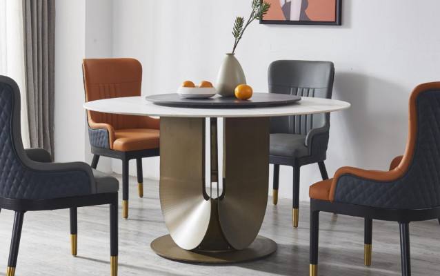 Ronn Sailendëschen Design Dësch Ronn Steen Miwwelen Iesszëmmer Dëscher Modern