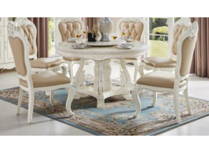 Chesterfield Set Grupp Still Polster Garnitur Fotell 6x Stull Massivholz