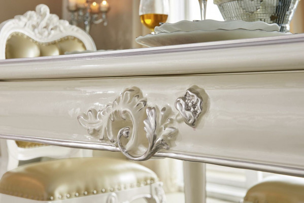 Beige Klassesch Chesterfield Stullen Designer x6 Stullenset Iesszëmmer Sëtzer