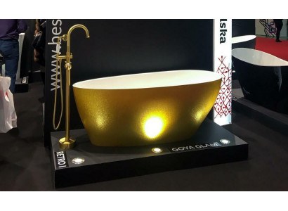 Mischer Fräistéhend Goldene Armatur fräistéhend Armaturen Buedbidden