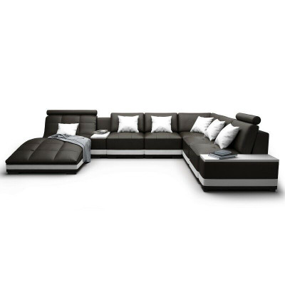Designersofa Ecksofa Wunnlandschaft Ronnssofa Liederensofa Couch Sofa U-Form NiddaA