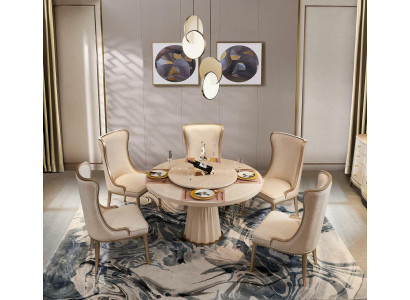 Ësstësch Ronder Wunnzëmmer Design Garnitur Iesszëmmer Massivholz Dëscher