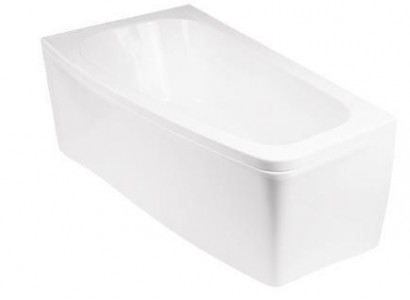 Buedzëmmer Rektangulär Eck Wann Buedbidden Wäiss ofgerënnt Eckwann Wann Nei