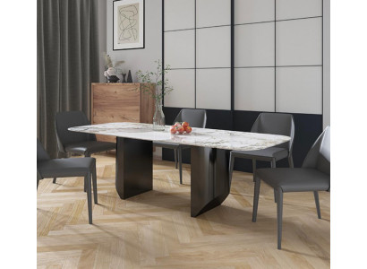 Luxus Dësch Metall Iessdësch Mega Design Metall Dëscher Iesszëmmer Miwwelen Iessdëscher