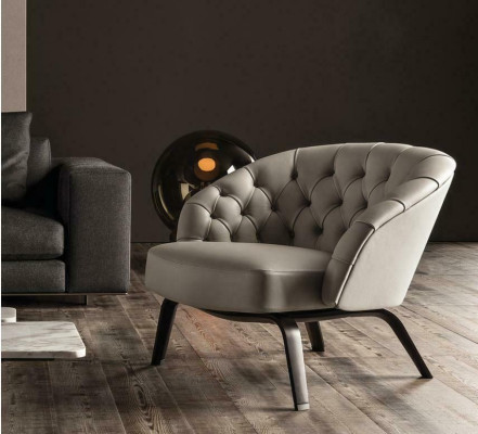 1-Sëtzer Sofa Couch Fernsehpolster Miwwelen Nei Fauteuil Einsitzer Lounge