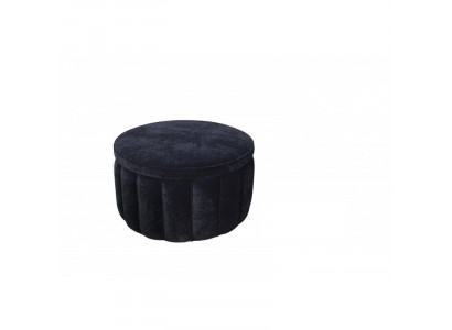 Pouf Ronn Chesterfield Fousshocker Polsterhocker Sëtzocker