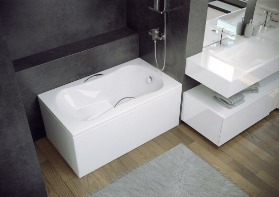Eckbad, Eckbadewanne Eck 120*70 cm Acrylwanne Badewanne Bad Eckbadewanne