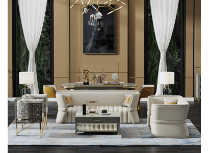 Sofagarnitur 3+2 Sëtzer Garnitur Couch Polster Sofa Garnituren Design Miwwelen