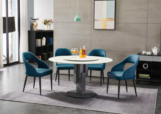 Iesszëmmermiwwelen Ovale Iessdësch Dësch Design Dëscher Luxus Miwwelen Ronn Nei Edelstahl