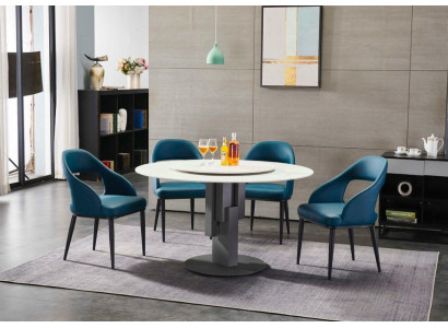 Iesszëmmermiwwelen Ovale Iessdësch Dësch Design Dëscher Luxus Miwwelen Ronn Nei Edelstahl