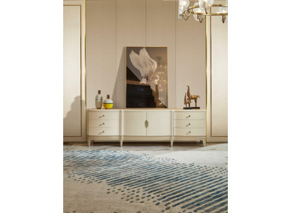 Design Kommode Luxus Regal Side Low Board Schaf Anrichte Massivholz Nei