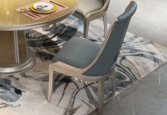 Ronnen Dësch Massivholz Designer Design Stuffdësch Dësch Iesssall