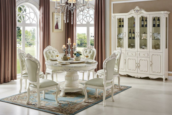 Iessdësch Ronnden Dësch Iesszëmmer Rond Dëscher Design Wunnzëmmer Garnitur Holz Nei