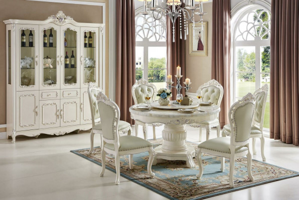 Iessdësch Ronnden Dësch Iesszëmmer Rond Dëscher Design Wunnzëmmer Garnitur Holz Nei